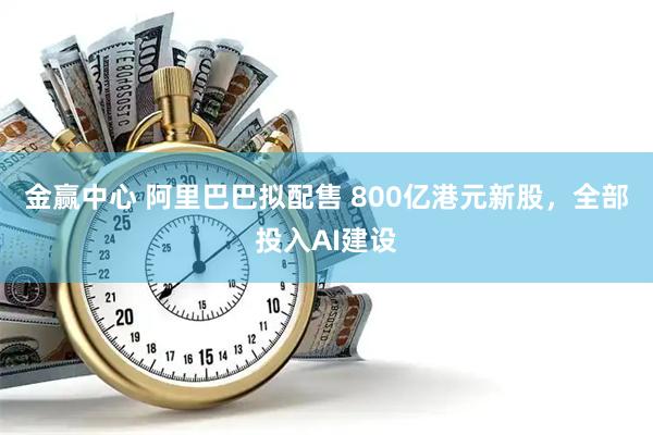 金赢中心 阿里巴巴拟配售 800亿港元新股，全部投入AI建设